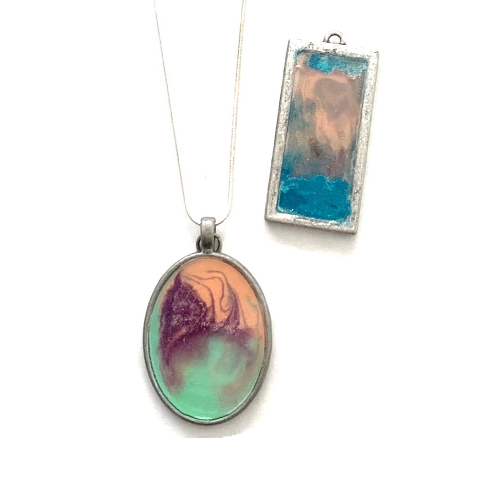 2 Handmade Pendants from a Boutique in Washington